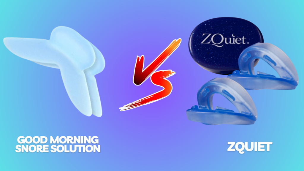 Good Morning Snore Solution Vs Zquiet