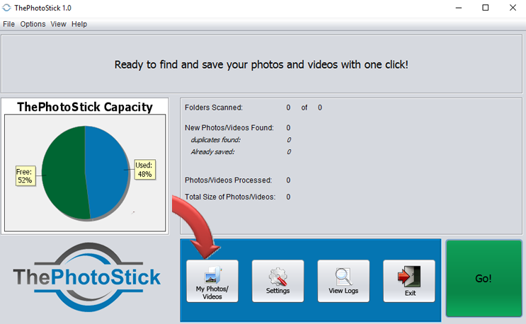 What Files Can The Photo Stick Find?